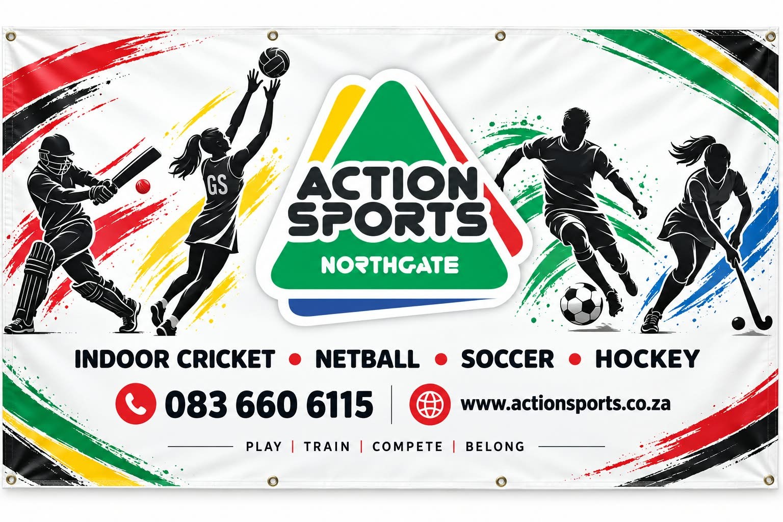 Action Sports Northgate printed banner